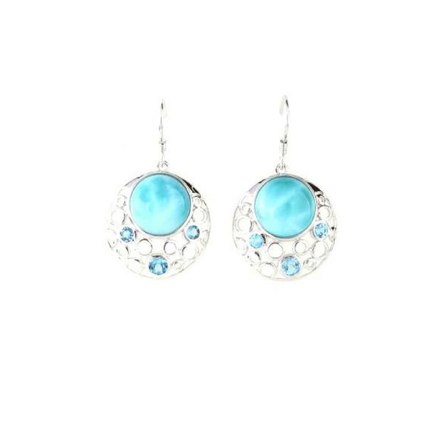 Sterling Silver Larimar & Blue Topaz Earrings Confer’s Jewelers Bellefonte, PA