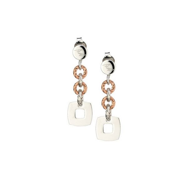 Sterling Silver & Rose Gold Overlay Earrings Confer’s Jewelers Bellefonte, PA