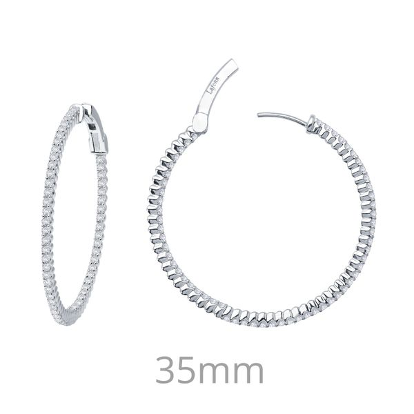 Sterling Silver 1.77 CTW Hoop Earrings Confer’s Jewelers Bellefonte, PA
