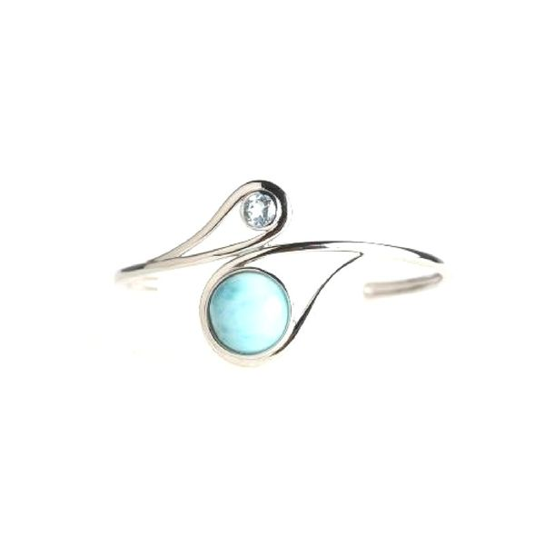 Sterling Silver Larimar Stone Bangle Confer’s Jewelers Bellefonte, PA