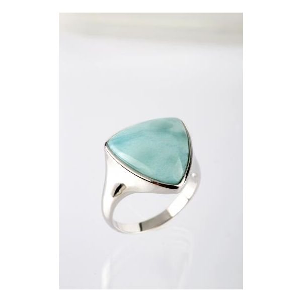 Sterling Silver Larimar Stone Ring Confer’s Jewelers Bellefonte, PA