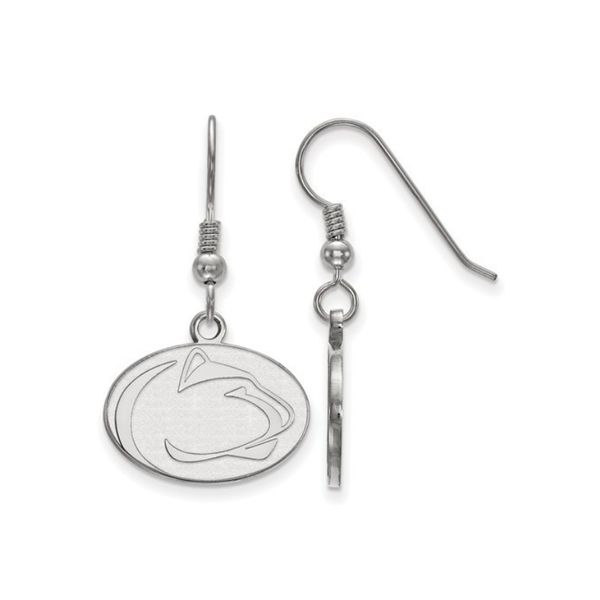 Sterling Silver Penn State Logo Dangle Earrings Confer’s Jewelers Bellefonte, PA
