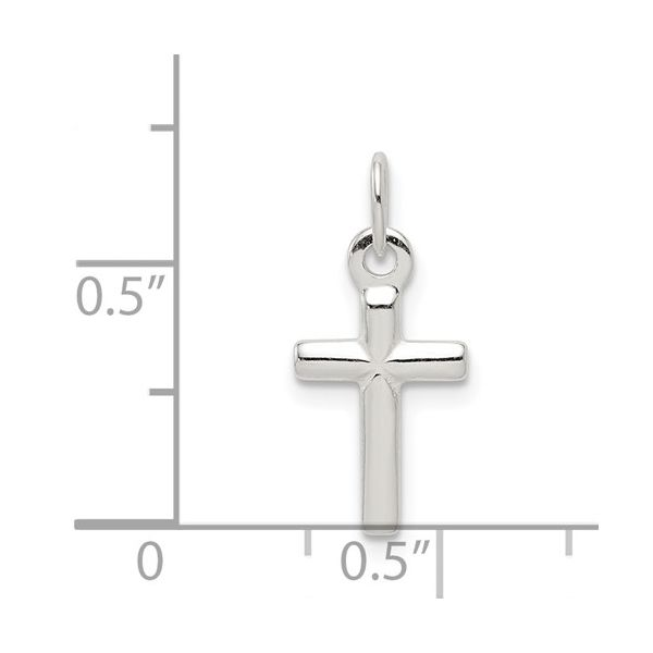 Sterling Silver Cross Charm Image 2 Confer’s Jewelers Bellefonte, PA