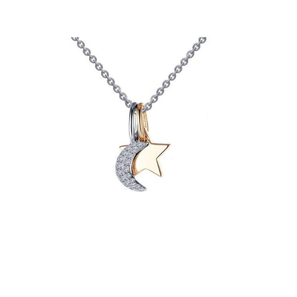 Moon and Star Stimulated Diamond Necklace Confer’s Jewelers Bellefonte, PA