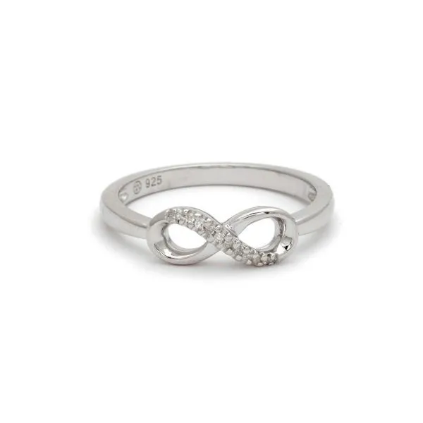 Sterling Silver and Diamond Infinity Ring Confer’s Jewelers Bellefonte, PA