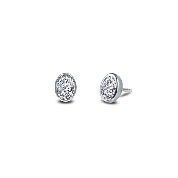 Sterling Silver Oval Bezel Set Earrings Confer’s Jewelers Bellefonte, PA