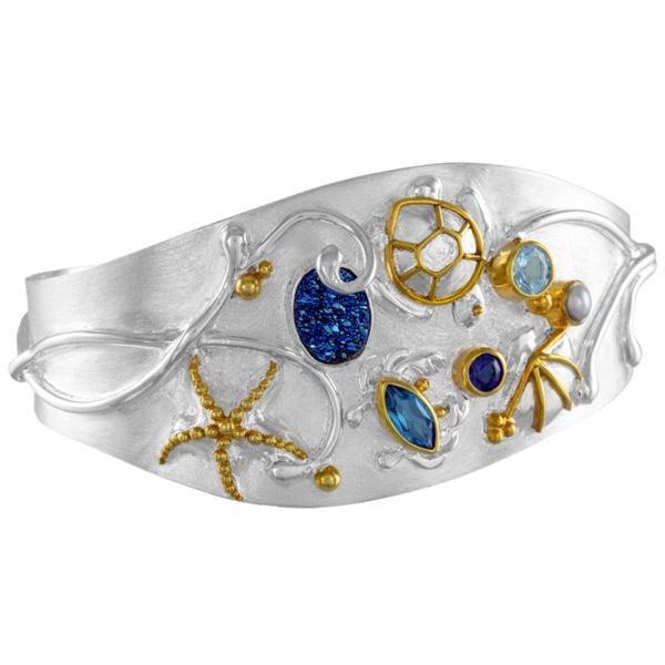 Sterling Silver Sealife Cuff Bracelet Confer’s Jewelers Bellefonte, PA