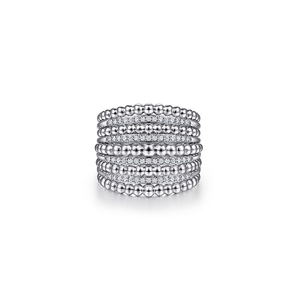 Wide 925 Sterling Silver White Sapphire Bujukan Ring. Confer’s Jewelers Bellefonte, PA