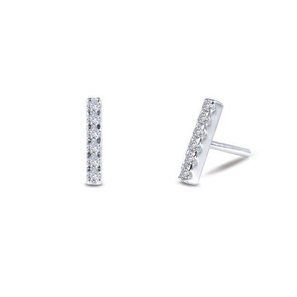 Lafonn Mini Vertical Bar Stud Earrings Confer’s Jewelers Bellefonte, PA