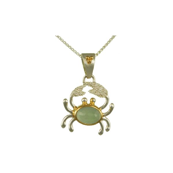 Sterling Silver Small Crab Pendant Necklace Confer’s Jewelers Bellefonte, PA