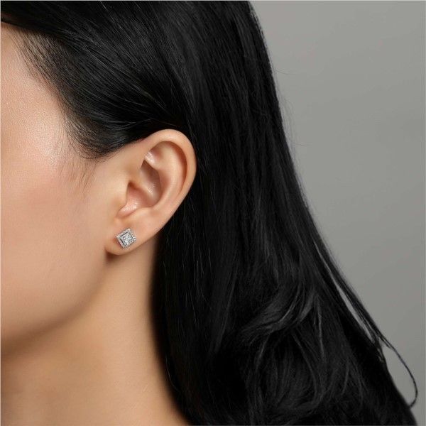 Lafonn 1.52 CTW Halo Stud Earrings Image 2 Confer’s Jewelers Bellefonte, PA