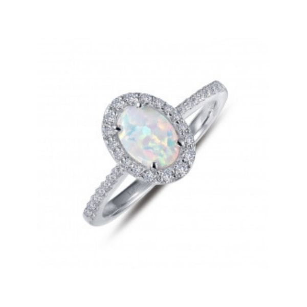 Lafonn Halo Simulated Opal Ring Confer’s Jewelers Bellefonte, PA