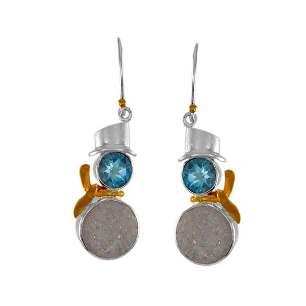 Sterling Silver Snowman Dangle Earrings Confer’s Jewelers Bellefonte, PA