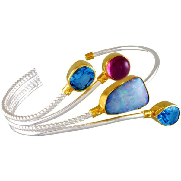 Sterling Silver Gemstone Cuff Bracelet Confer’s Jewelers Bellefonte, PA