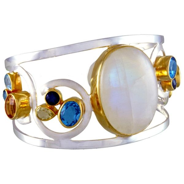 Sterling Silver Gemstone Cuff Bracelet Confer's Jewelers Bellefonte, PA