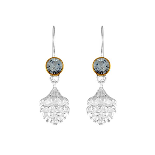 Sterling Silver Pine Cone Dangle Earrings Confer’s Jewelers Bellefonte, PA