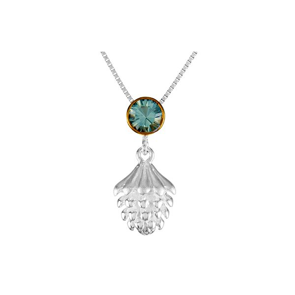 Sterling Silver Pine Cone Pendant Necklace Confer’s Jewelers Bellefonte, PA