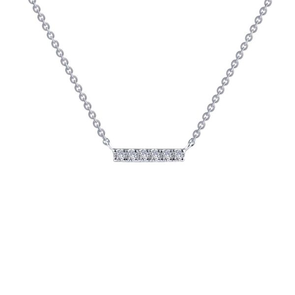 Lafonn 0.09 CTW Dainty Bar Necklace Confer’s Jewelers Bellefonte, PA
