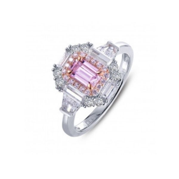 Lafonn Baguette Halo Engagement Ring Confer’s Jewelers Bellefonte, PA