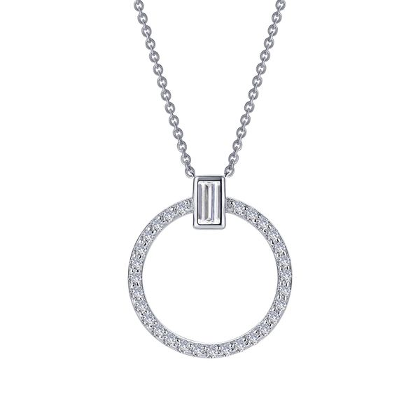 Lafonn 0.39 CTW Open Circle Necklace Confer’s Jewelers Bellefonte, PA