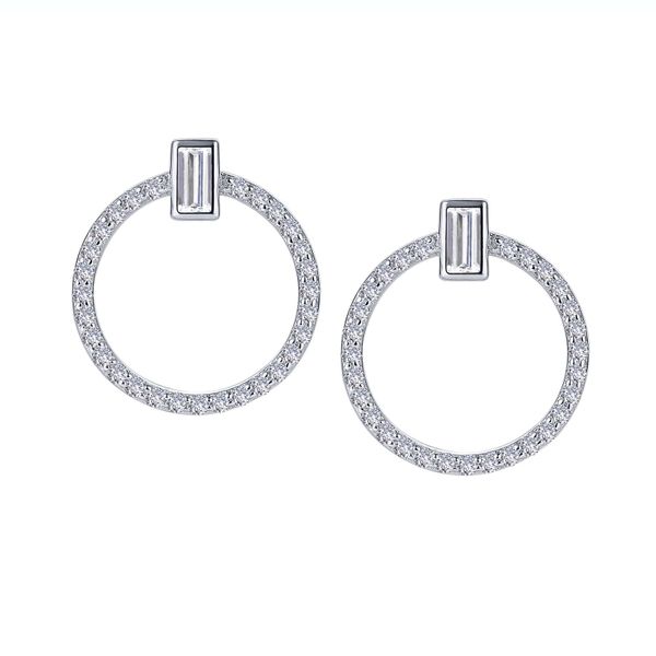 Lafonn Open Circle Drop Earrings Confer’s Jewelers Bellefonte, PA