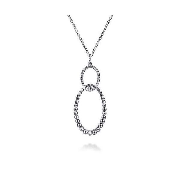 24 inch 925 Sterling Silver White Sapphire Bujukan Pendant Necklace Confer’s Jewelers Bellefonte, PA