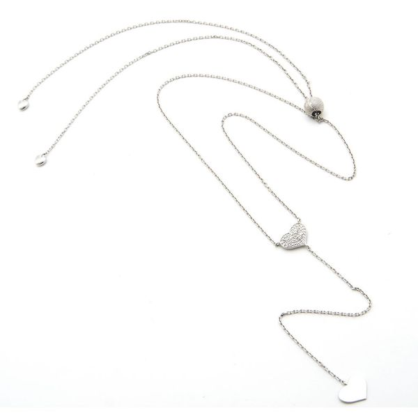 Sterling Silver Diamond Adjustable Necklace Confer’s Jewelers Bellefonte, PA
