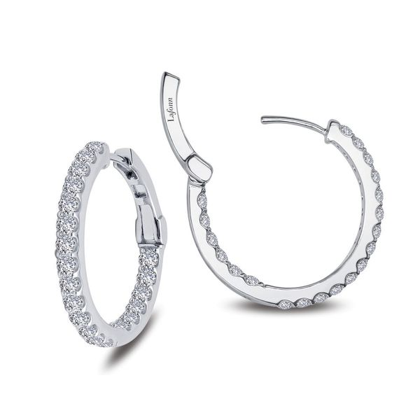 Lafonn 2.16 CTW Hoop Earrings Confer’s Jewelers Bellefonte, PA