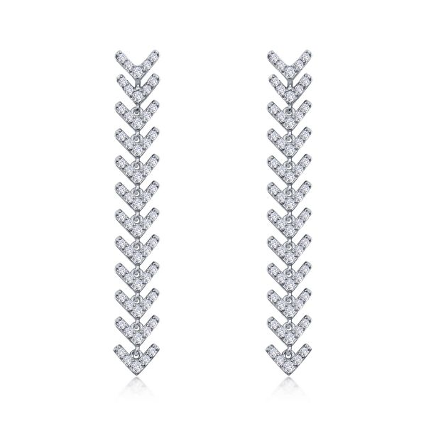 Lafonn Fancy Fishbone Earrings Confer’s Jewelers Bellefonte, PA