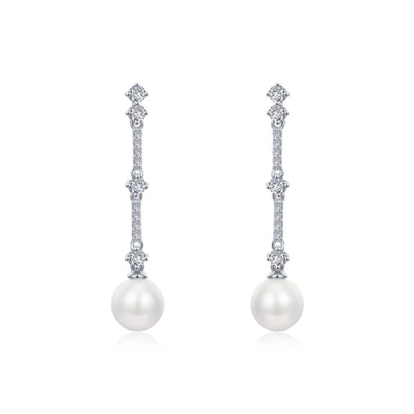 Lafonn Cultured Freshwater Pearl Earrings Confer’s Jewelers Bellefonte, PA