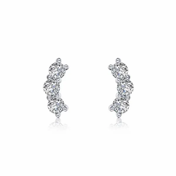 Lafonn 3-Stone Stud Earrings Confer’s Jewelers Bellefonte, PA