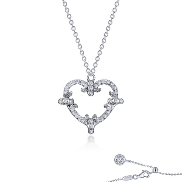 Lafonn Filigreen Heart (c) Necklace Confer’s Jewelers Bellefonte, PA