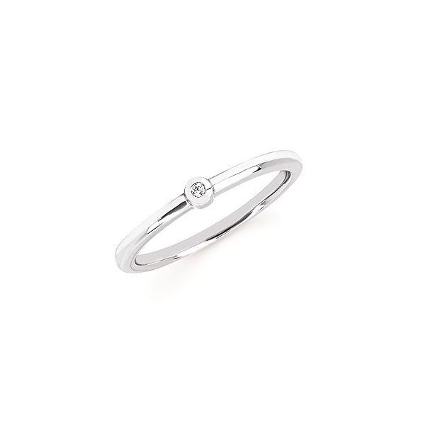 Sterling Silver Diva Diamonds® Bezel Ring Confer’s Jewelers Bellefonte, PA
