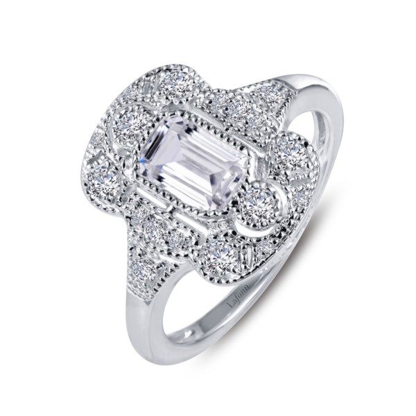 Lafonn Vintage Inspired Engagement Ring Confer’s Jewelers Bellefonte, PA