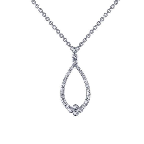 Lafonn Open Teardrop Necklace Confer’s Jewelers Bellefonte, PA