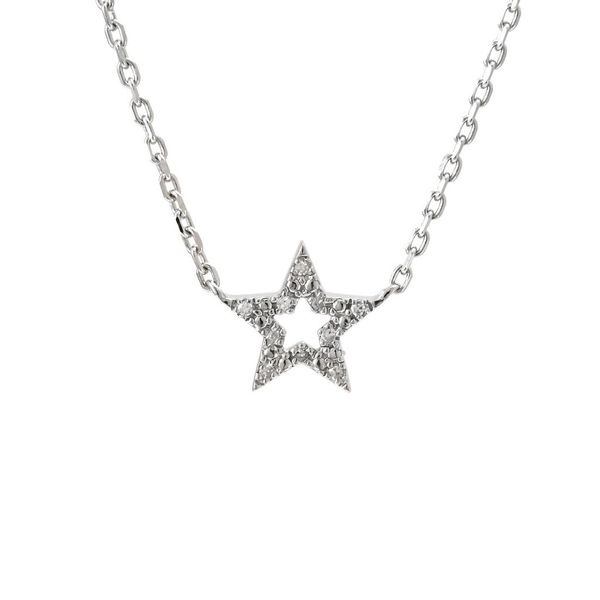 Sterling Silver Diamond Open Star Necklace Confer’s Jewelers Bellefonte, PA