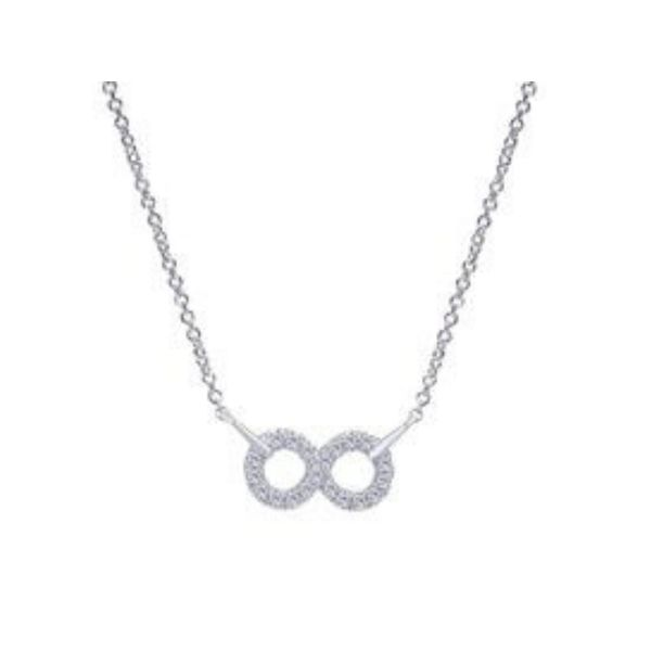 18 inch 925 Sterling Silver White Sapphire Infinity Symbol Pendant Necklace Confer’s Jewelers Bellefonte, PA