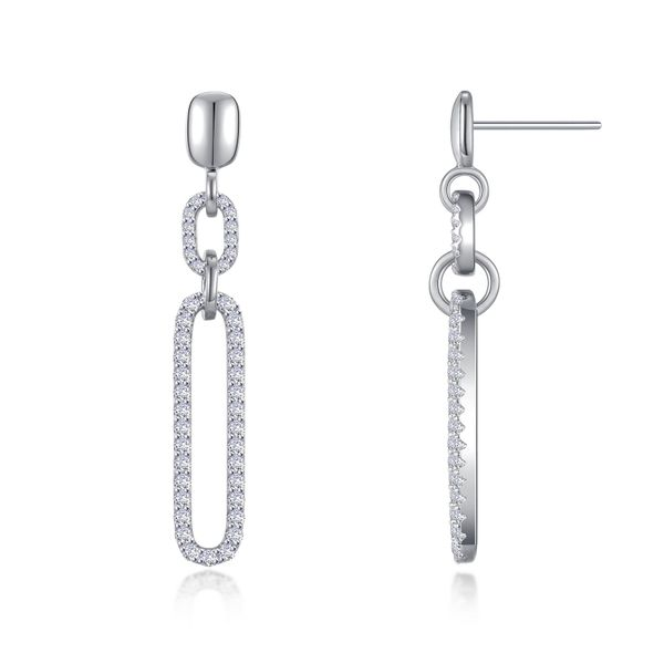 Lafonn Paperclip Drop Earrings Confer’s Jewelers Bellefonte, PA