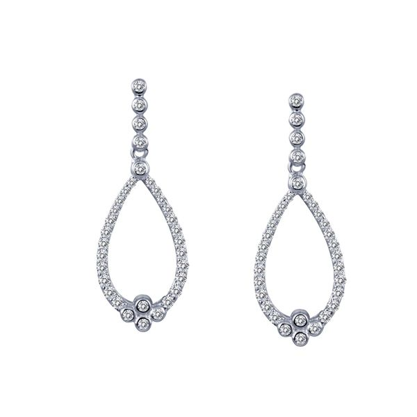 Lafonn Charming Drop Hoop Earrings Confer’s Jewelers Bellefonte, PA
