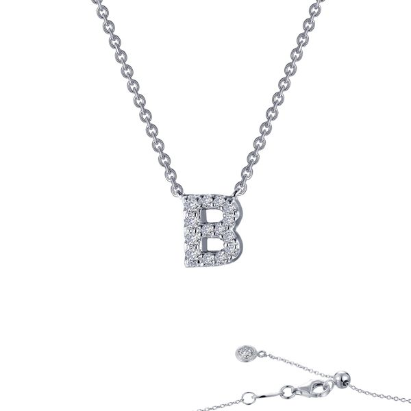 Lafonn Letter B Pendant Necklace Confer’s Jewelers Bellefonte, PA