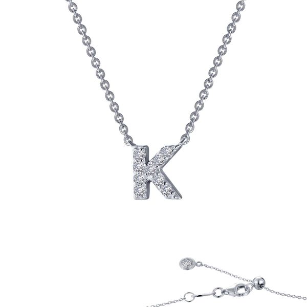 Lafonn Letter K Pendant Necklace Confer’s Jewelers Bellefonte, PA