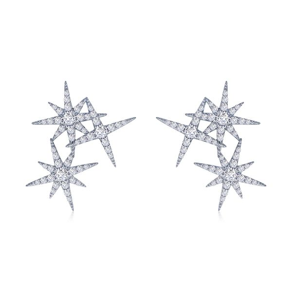 Sterling Silver Star Cluster Stud Earrings Confer’s Jewelers Bellefonte, PA