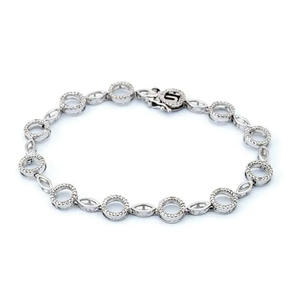 Sterling Silver Diamond Circle Bracelet Confer’s Jewelers Bellefonte, PA