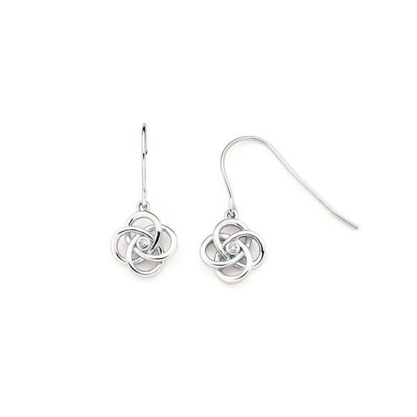 Sterling Silver Knot Dangle Earrings Confer’s Jewelers Bellefonte, PA