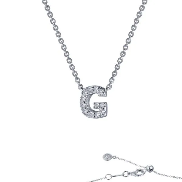 Lafonn Letter G Pendant Necklace Confer’s Jewelers Bellefonte, PA