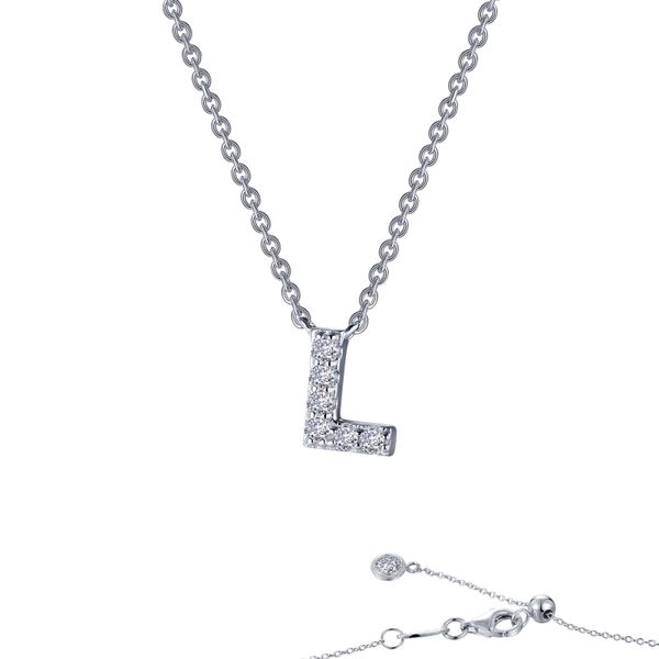 Lafonn Letter L Pendant Necklace Confer’s Jewelers Bellefonte, PA