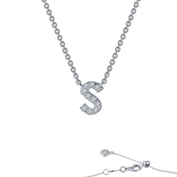 Lafonn Letter S Pendant Necklace Confer’s Jewelers Bellefonte, PA