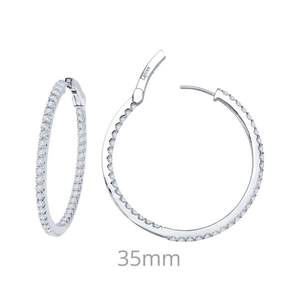 Lafonn 2.64 CTW Hoop Earrings Confer’s Jewelers Bellefonte, PA