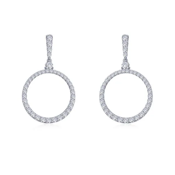 Lafonn Open Circle Drop Earrings Confer’s Jewelers Bellefonte, PA