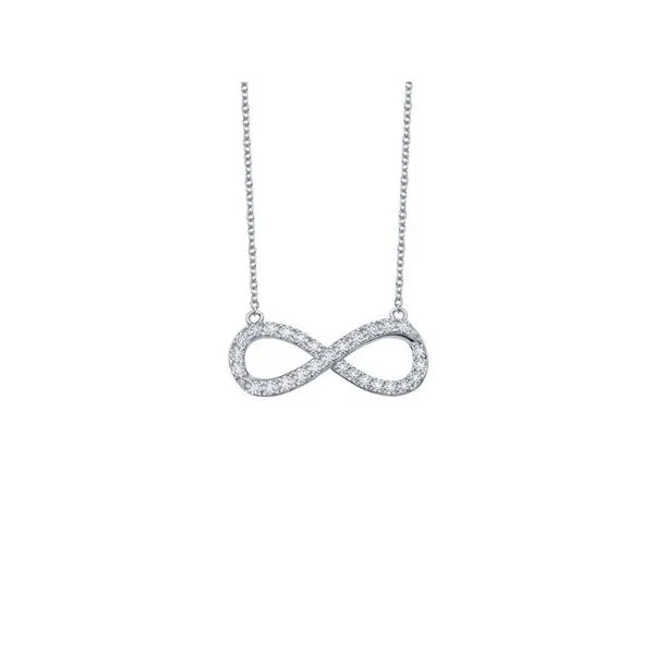 Lafonn 0.33 CTW Infinity Necklace Confer’s Jewelers Bellefonte, PA